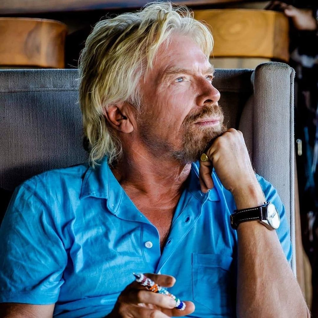 Men want to be like Richard Branson